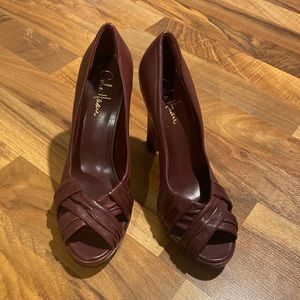 Cole Haan Maroon Heel - Size 8